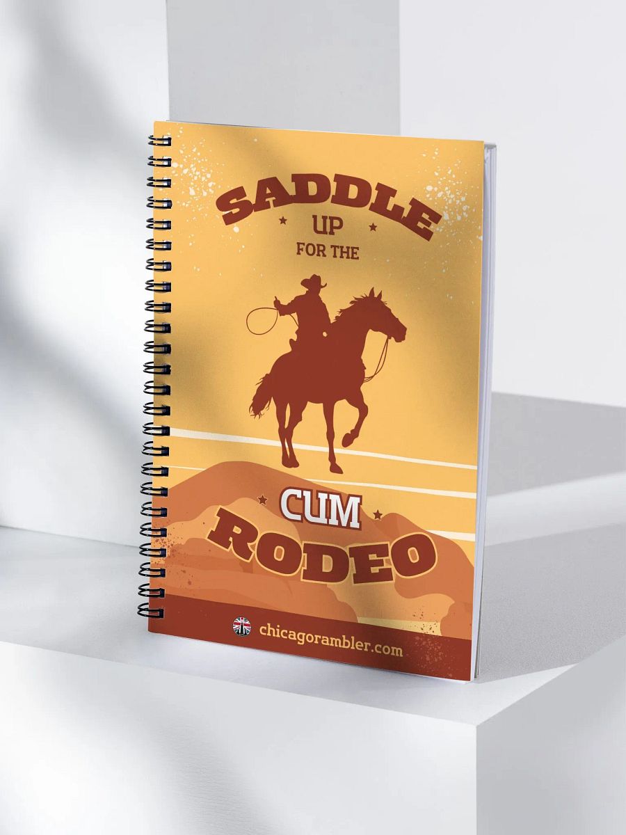 Saddle Up for the Cum Rodeo Notebook product image (4)