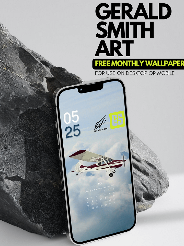 May 2025 FREE Desktop & Mobile Calendar Wallpaper product image (2)