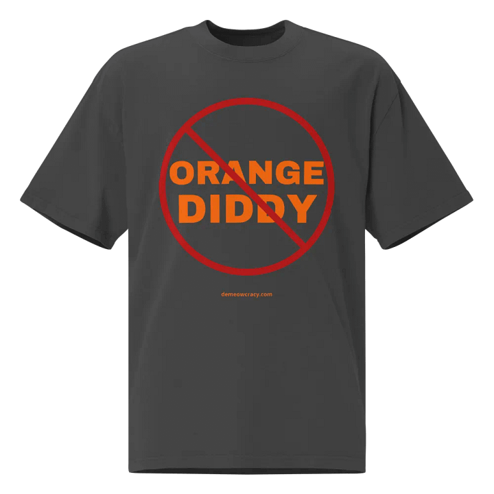 No Orange Diddy - Oversized Faded Tee product image (1)