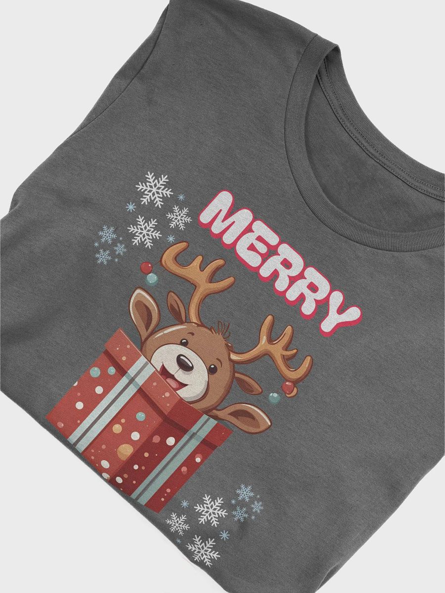 Adorable Baby Reindeer Wishing All A Merry Christmas T-shirt product image (29)