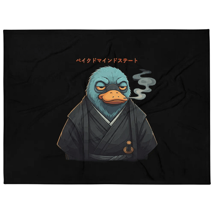 Zen Platypus Throw Blanket product image (2)