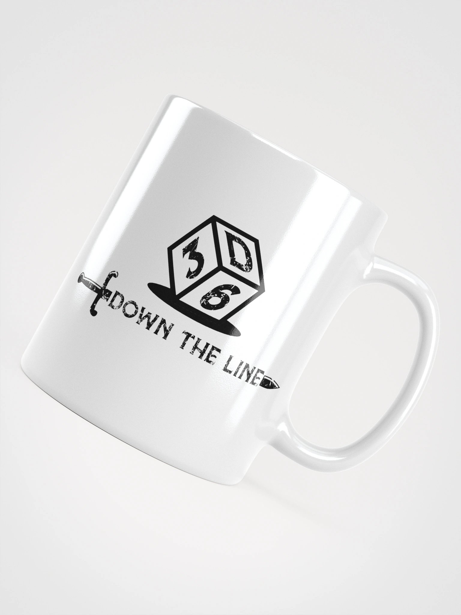 3d6 DTL Horizontal Logo on Light Mug product image (12)