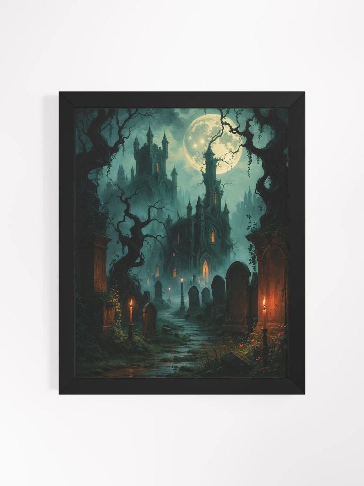 Moonlit Gothic Castle Framed Print product image (5)