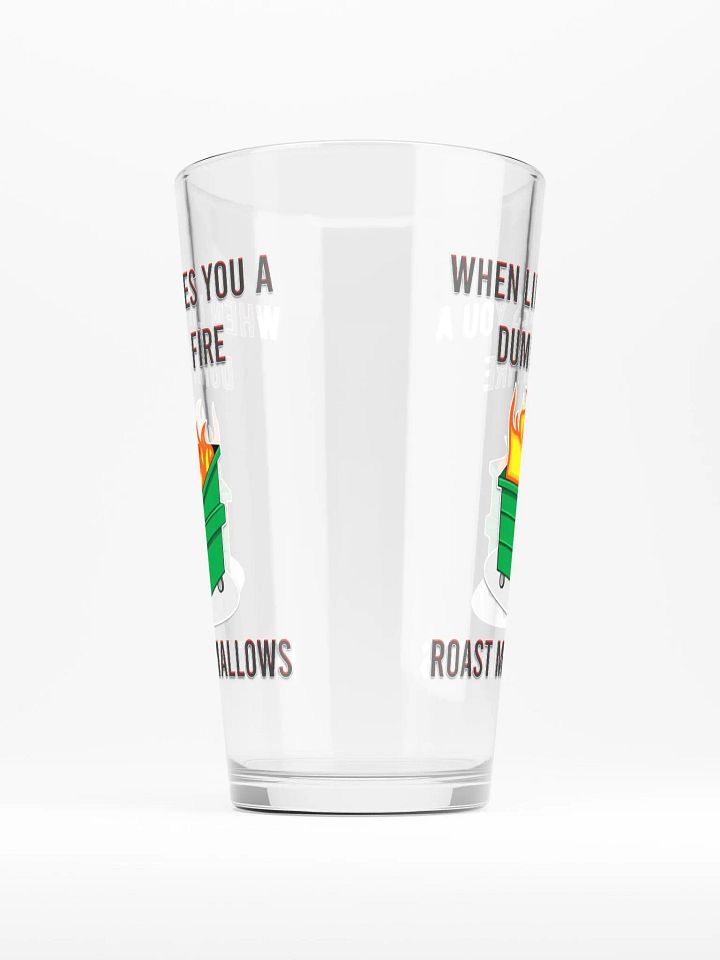 Dumpster Fire - Pint Glass product image (1)
