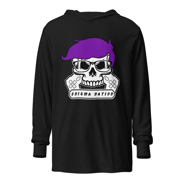 Enigma Nation Bella+Canvas Unisex Hooded Long Sleeve Tee product image (1)