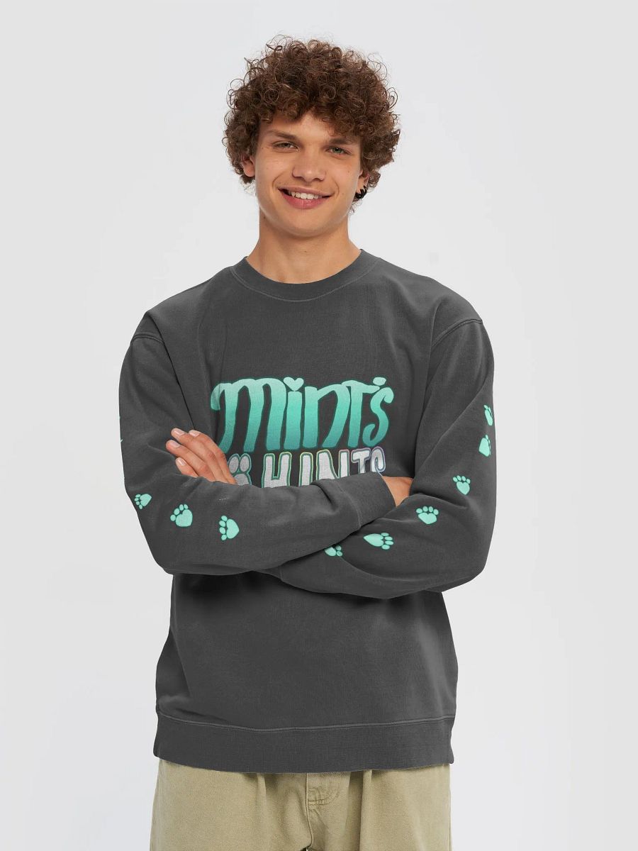 Mint's Hints Scattered Paws Sweatshirt product image (3)