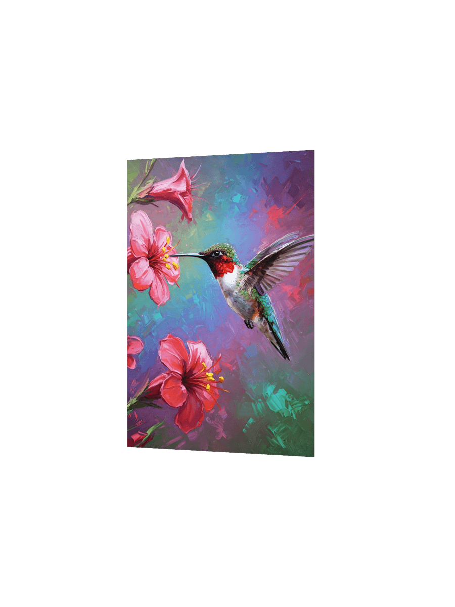 Whispering Blooms: Hummingbird Melody Poster product image (16)