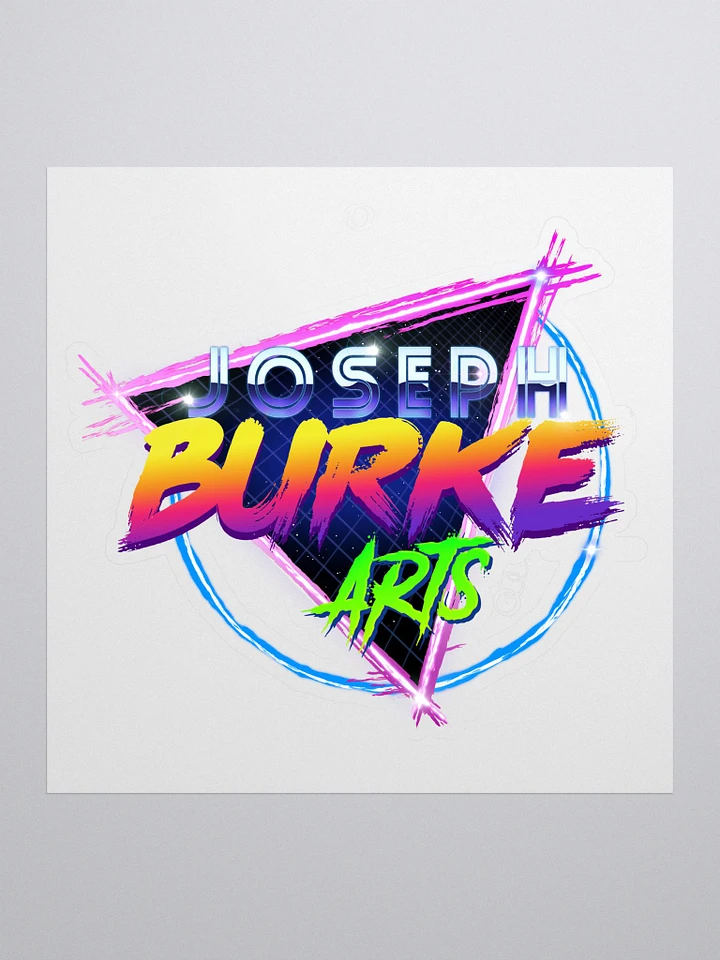 Joseph Burke Arts Synthwave Sticker product image (1)