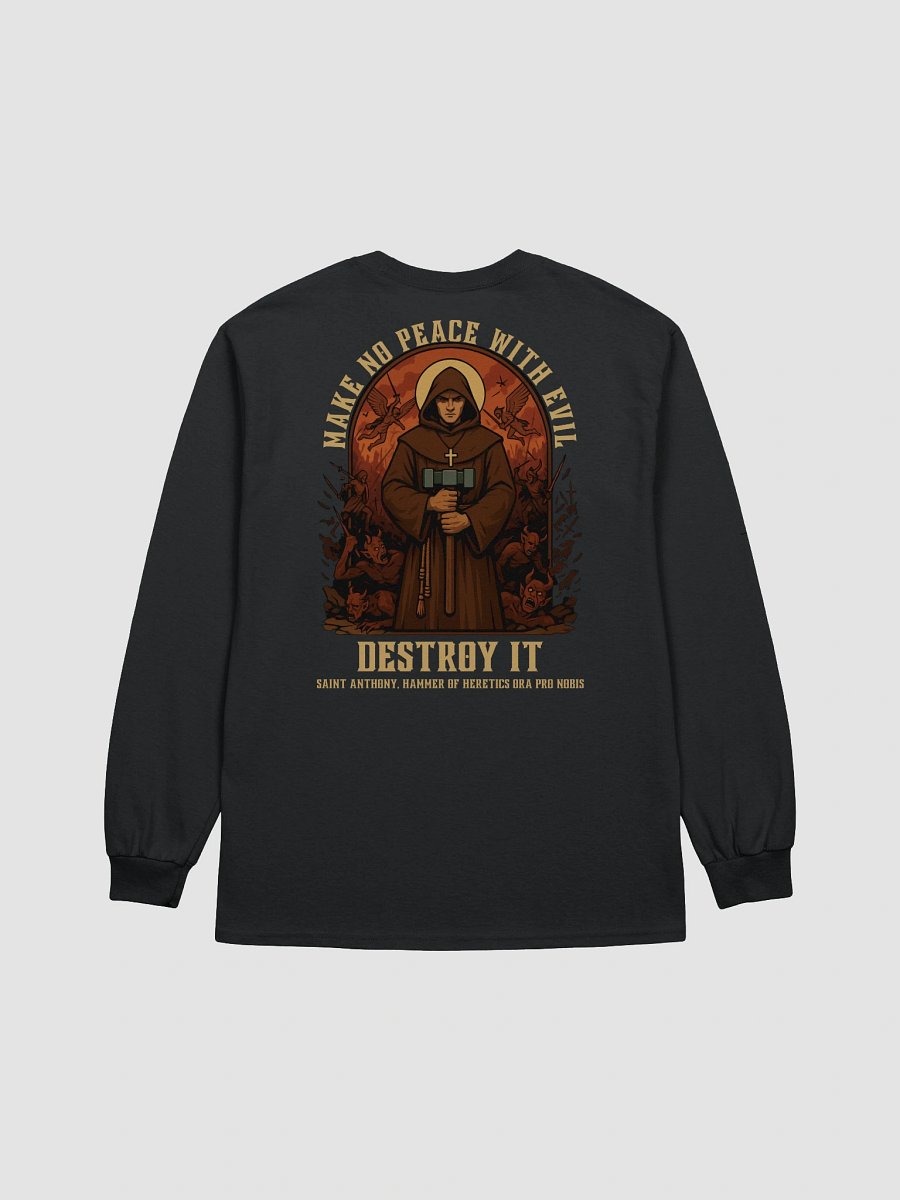 Saint Anthony Hammer of Heretics Long Sleeve T-Shirt product image (3)