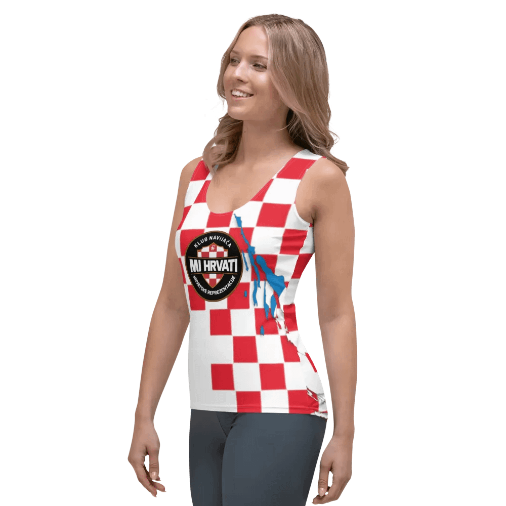 Croatian Pride All-Over Women's Tank Top product image (3)
