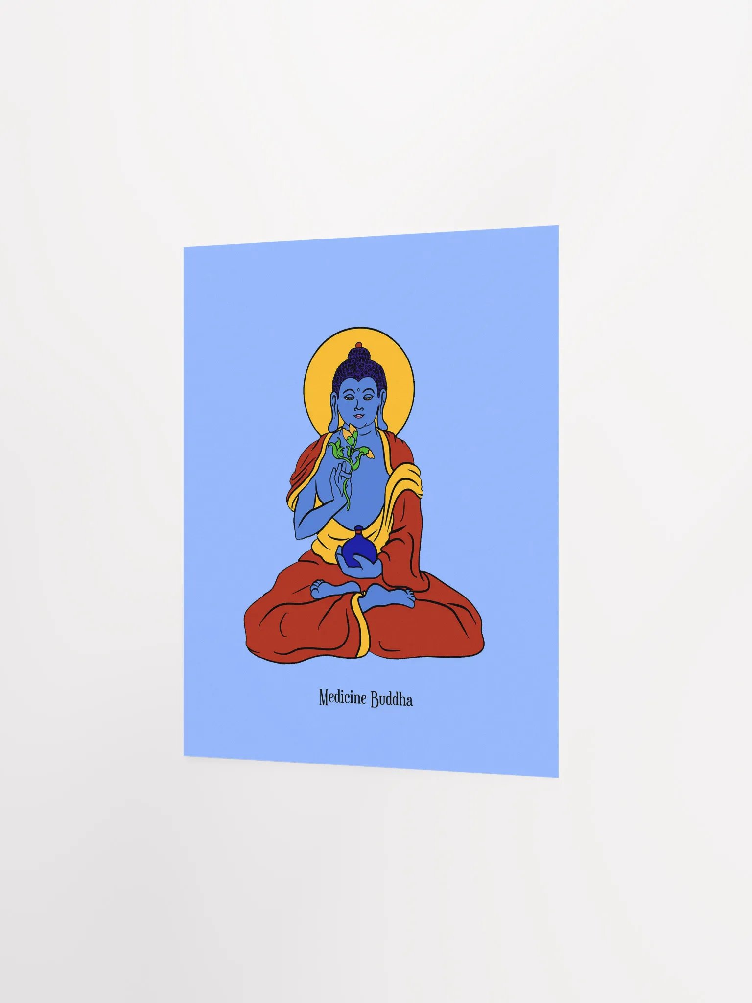 Medicine Buddha 8x10 Print product image (2)