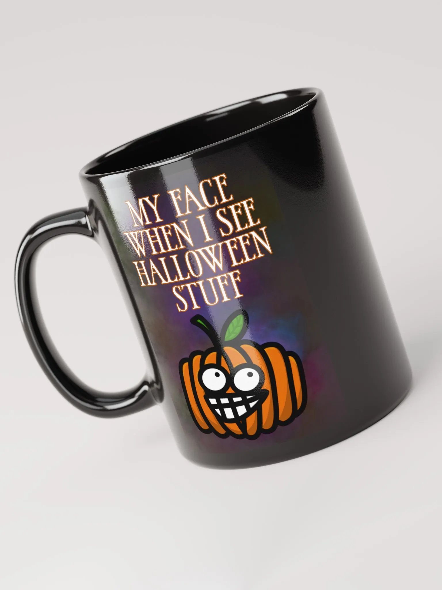 Hehe Pumpkin Black Mug product image (3)