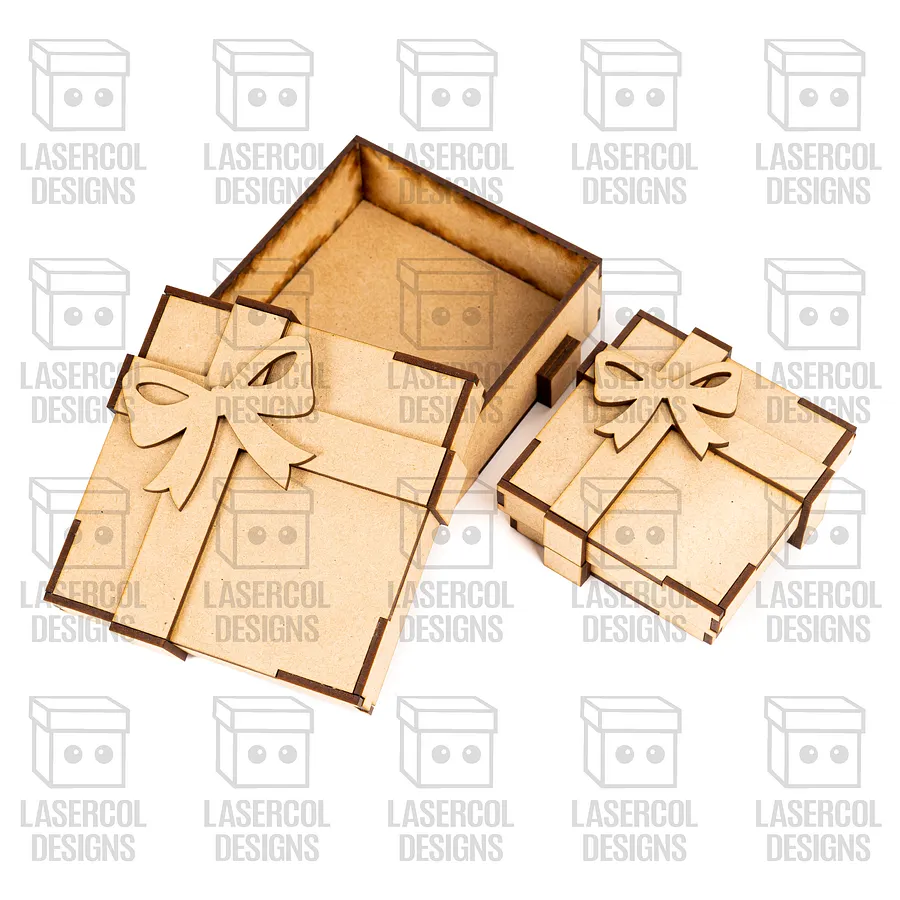 Gift Box Set 2 (Two Sizes) - Laser Cut Files product image (2)