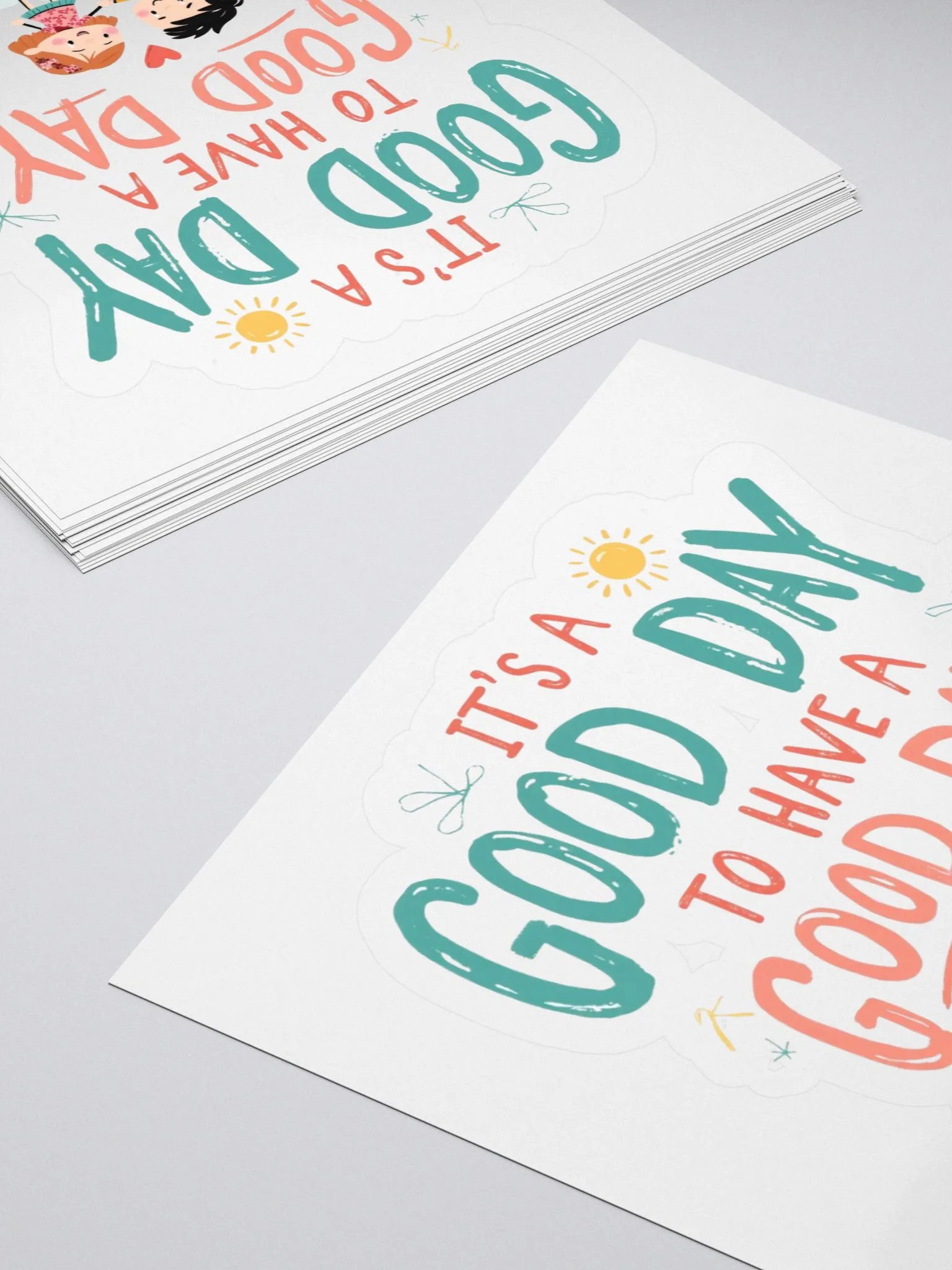 Good Day Kiss Cut Stickers product image (10)