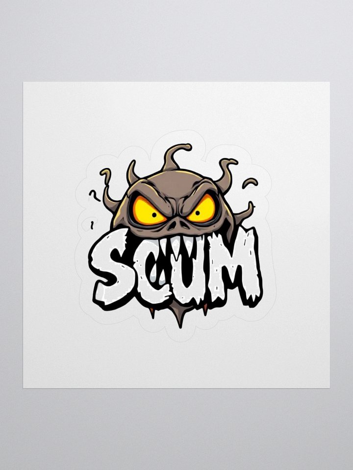 Scum in The Sun kiss cut sticker product image (1)