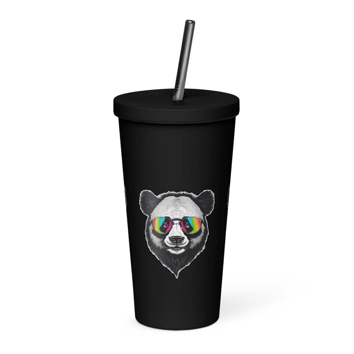 Rainbow Shades Panda Insulated Tumbler product image (1)
