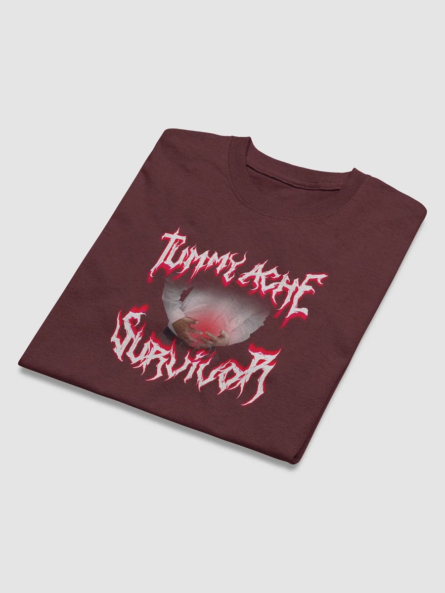 Tummy ache survivor metal T-shirt product image (3)