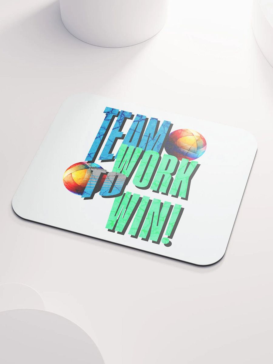 Team Work to Win Volleyball Mouse Pad product image (3)