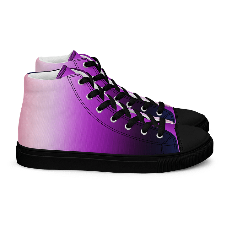 Gender-fluid High Top Canvas Shoes product image (2)