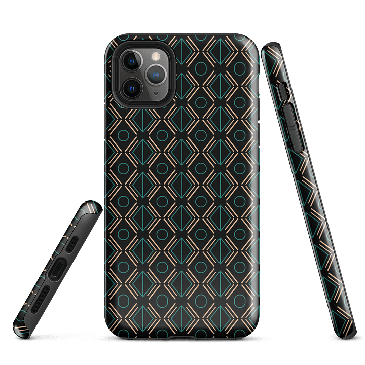 Aura Geometric Print Tough Case for iPhone product image (5)
