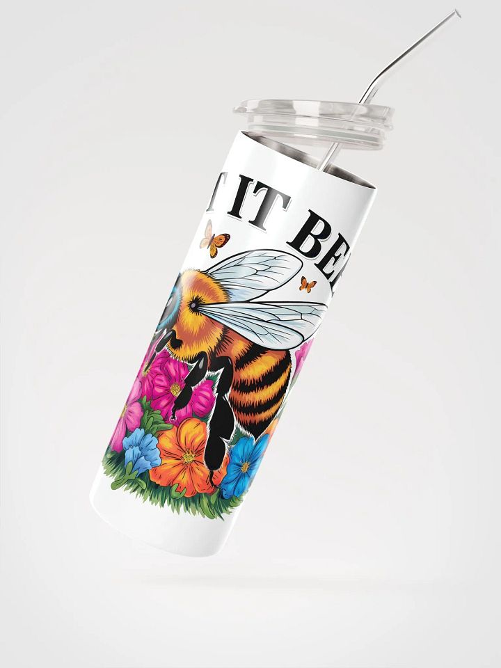 Let It Bee and Blossoms Stainless Steel Tumbler product image (2)