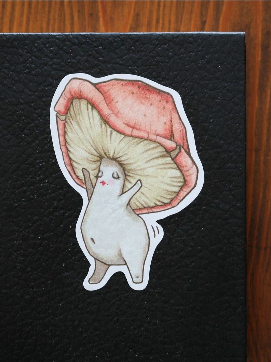 DANCE MUSH RED STICKER product image (3)