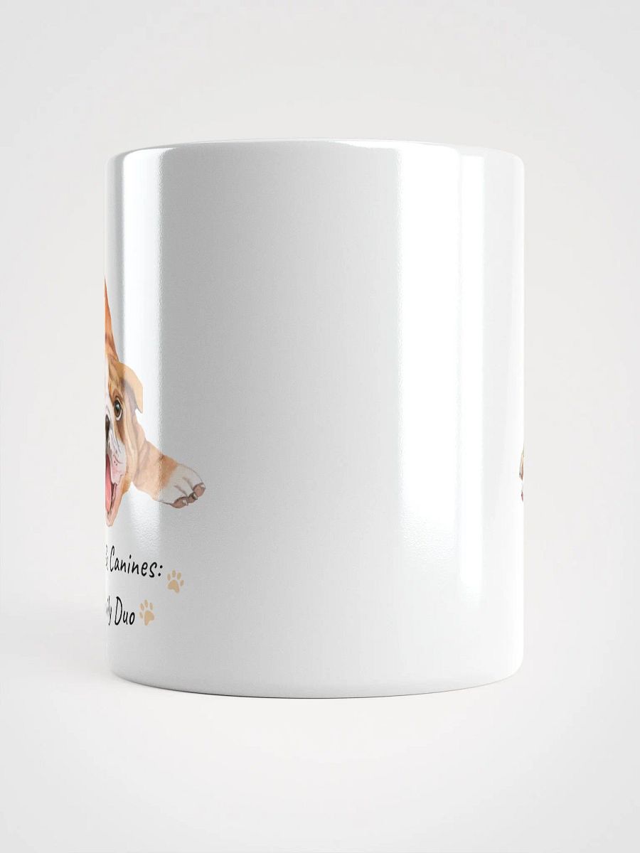 Caffeine and Canines White Glossy Mug product image (15)