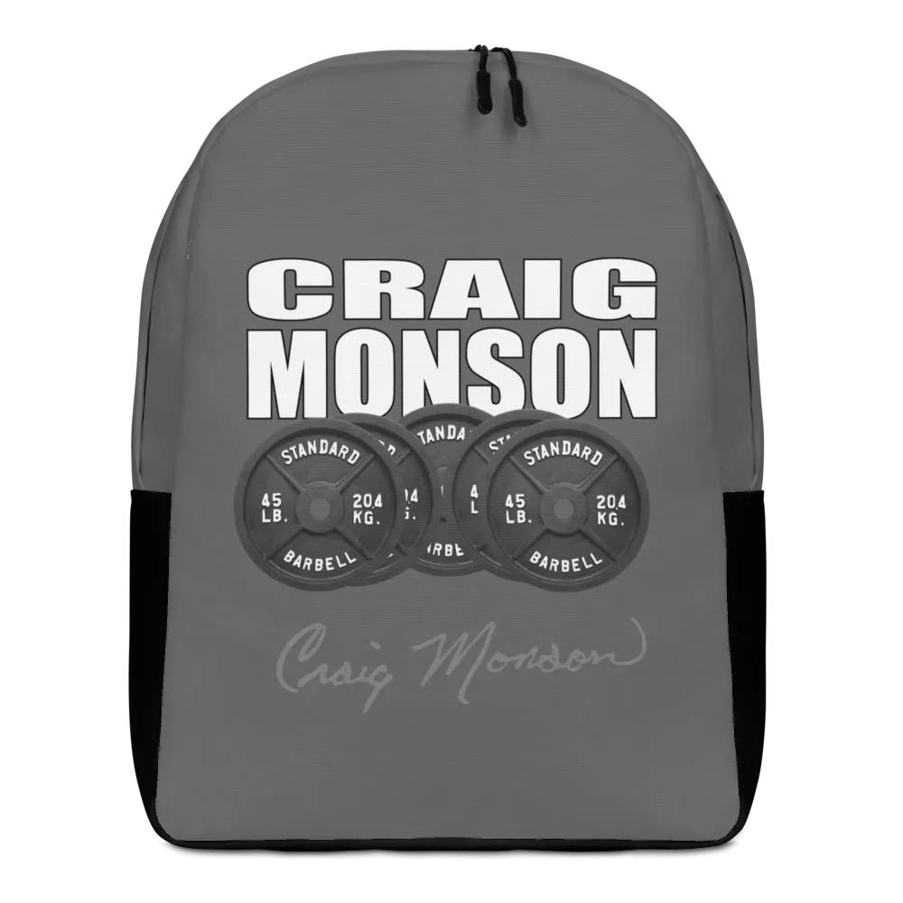 Craig Monson Barbell Signature Series Backpack (Gray) product image (1)