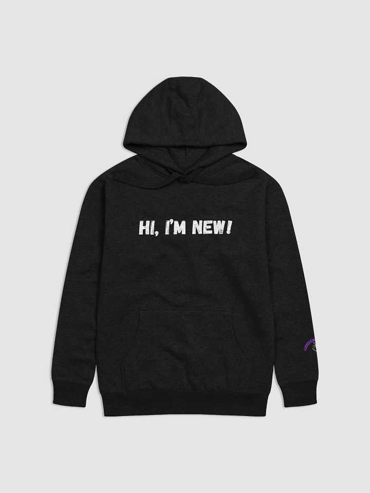 "Hi, I'm New!" Unisex Hoodie product image (7)