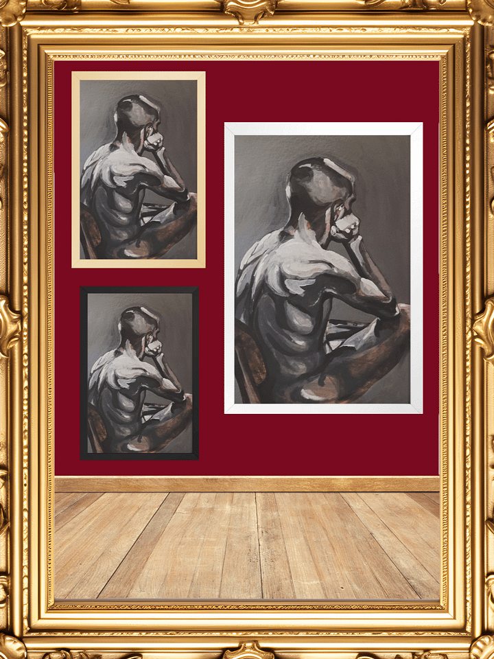 Thinker Framed Print product image (2)