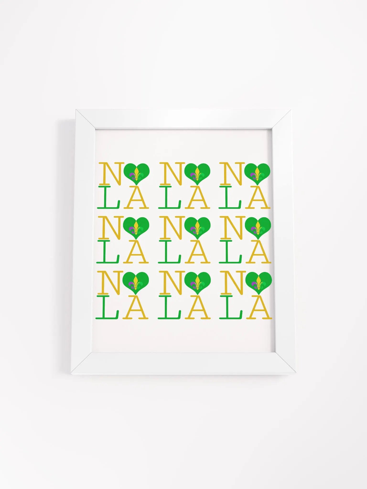 I LOVE NOLA **LEGACY POSTER** (MARDI GRAS 2) product image (1)