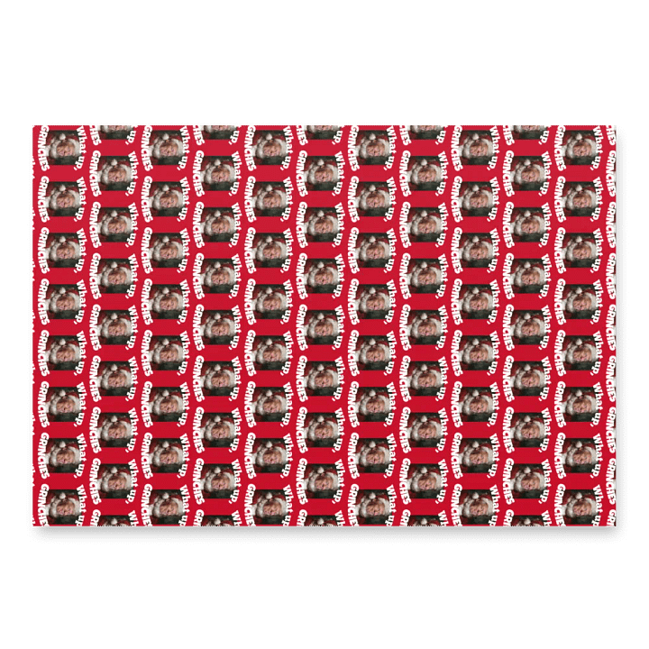 Trump & Biden Red Christmas Wrapping Papers product image (1)