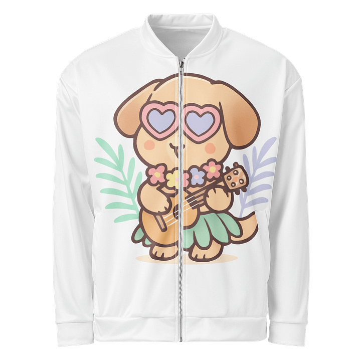 Tropical Pup All-Over Bomber Jacket product image (1)