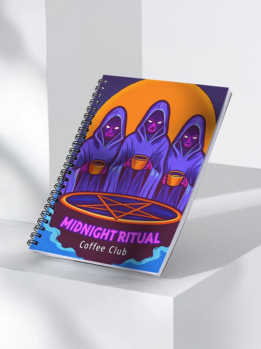 Midnight Coffee Club Spiral Notebook #1 product image (3)
