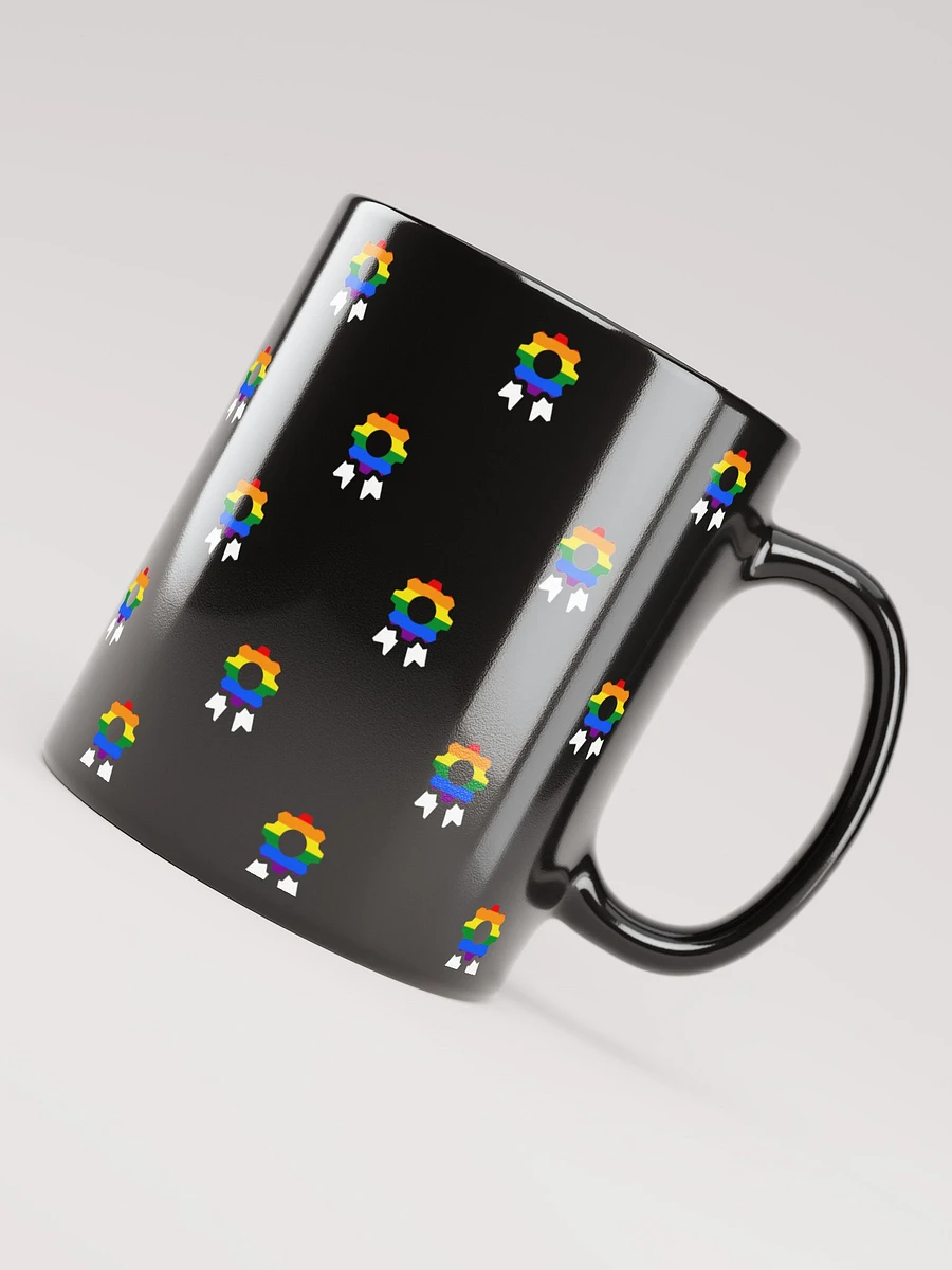 Pride Rainbow Cog - Patterned (Mug) product image (3)