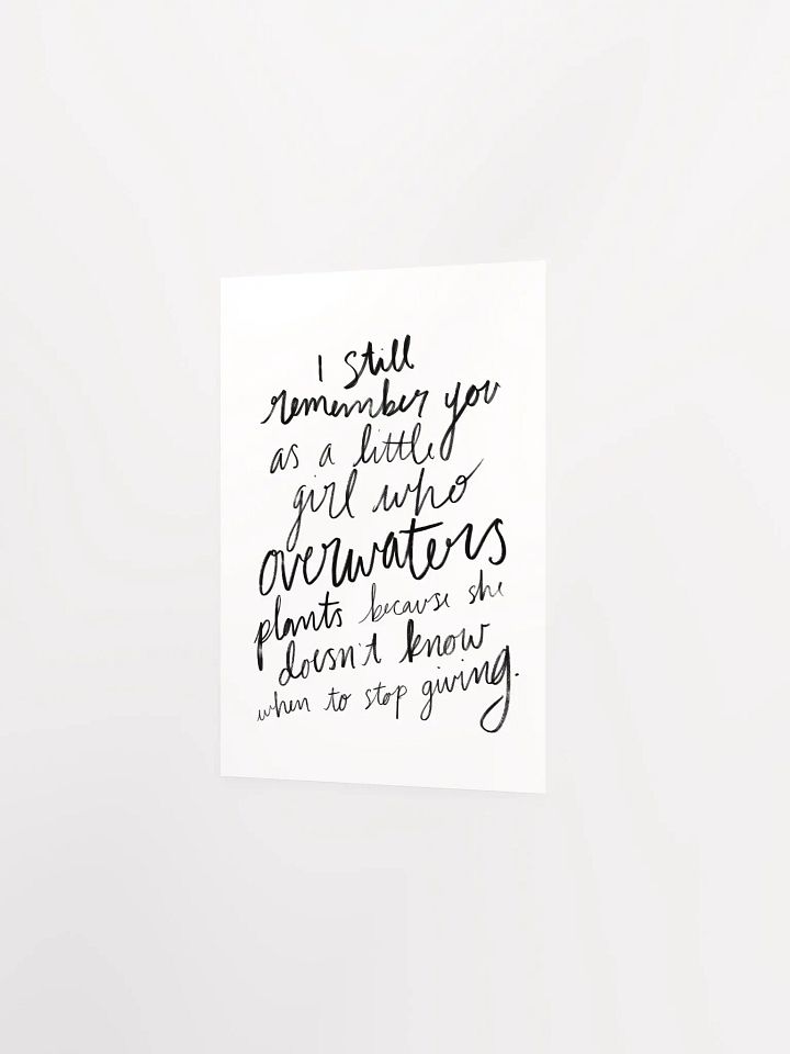 Overwatering Plants Art Print product image (9)
