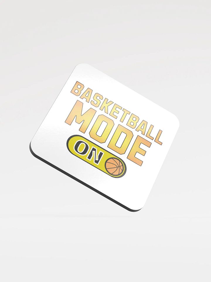 Basketball Mode On Cork Coaster product image (1)