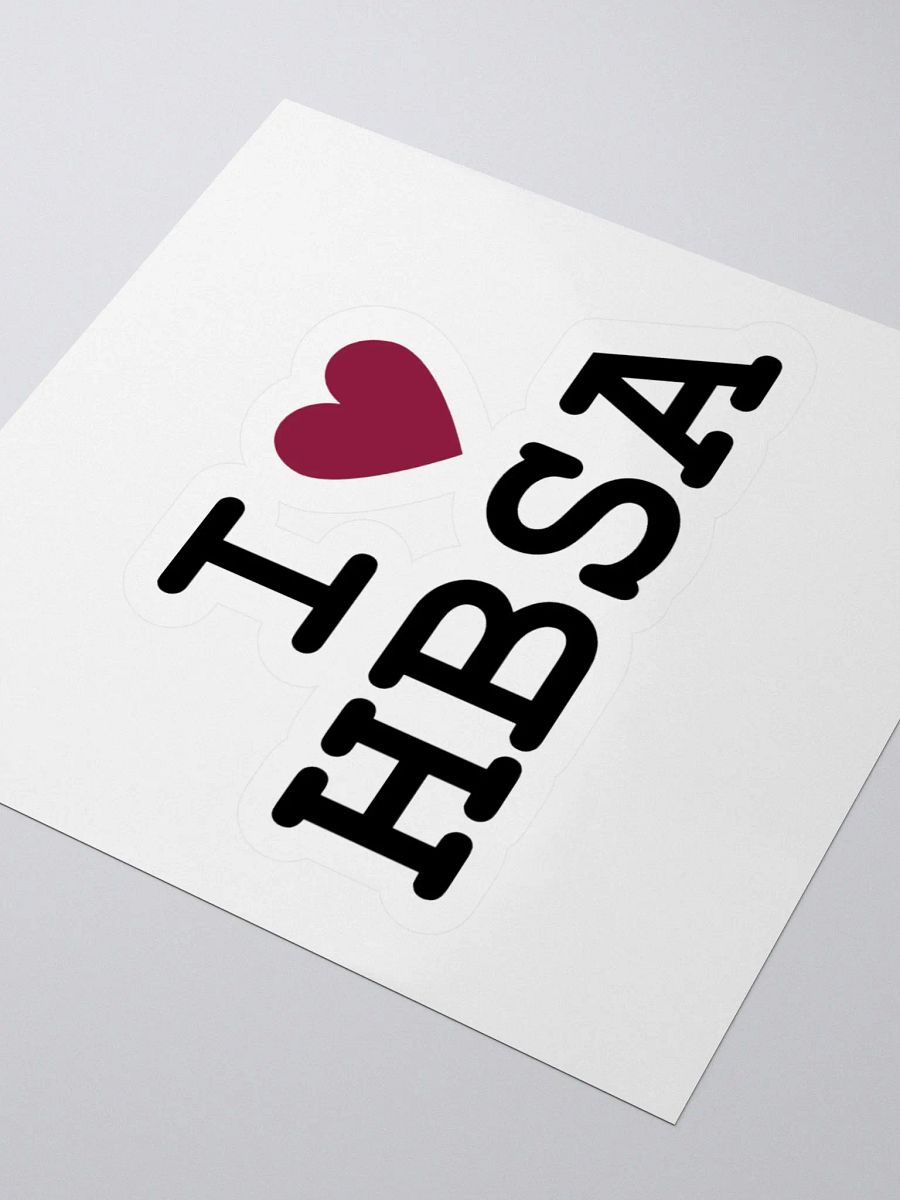 I <3 HBSA Sticker product image (4)