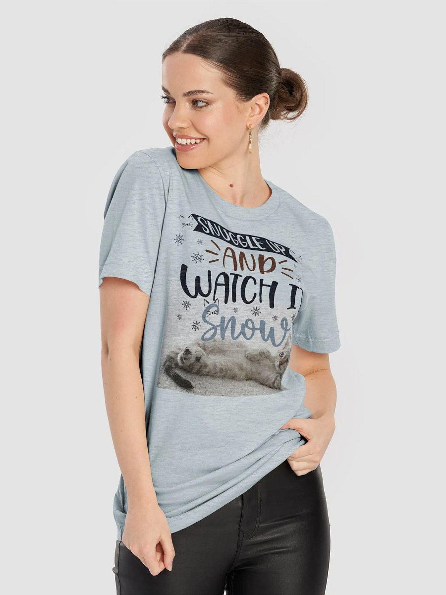 Snuggle Up And Watch It Snow Kitten T-Shirt product image (6)