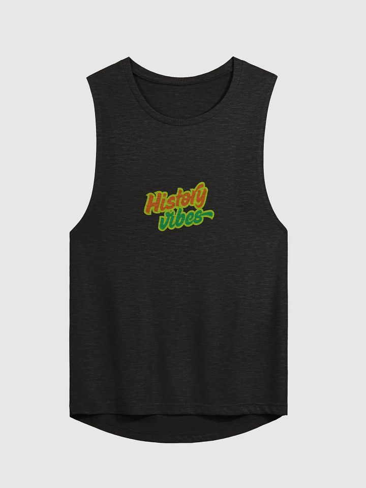 Womens Distressed "History Vibes" Muscle Tank product image (3)