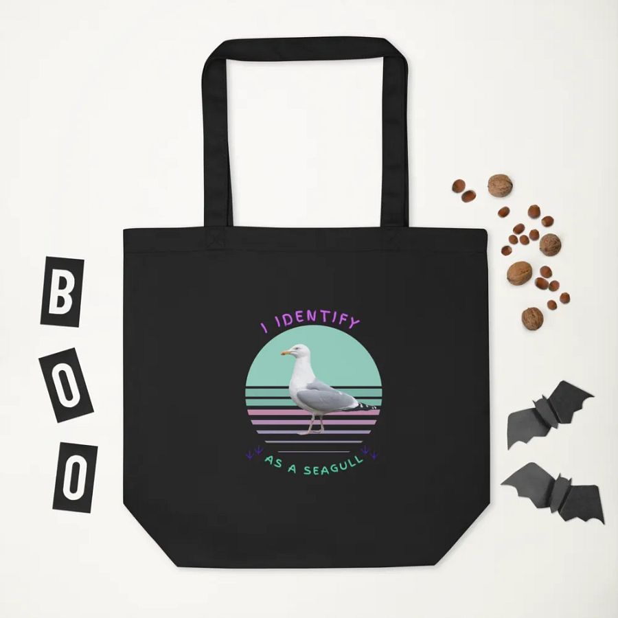 I Identify as a Seagull Eco Friendly Tote Bag product image (2)