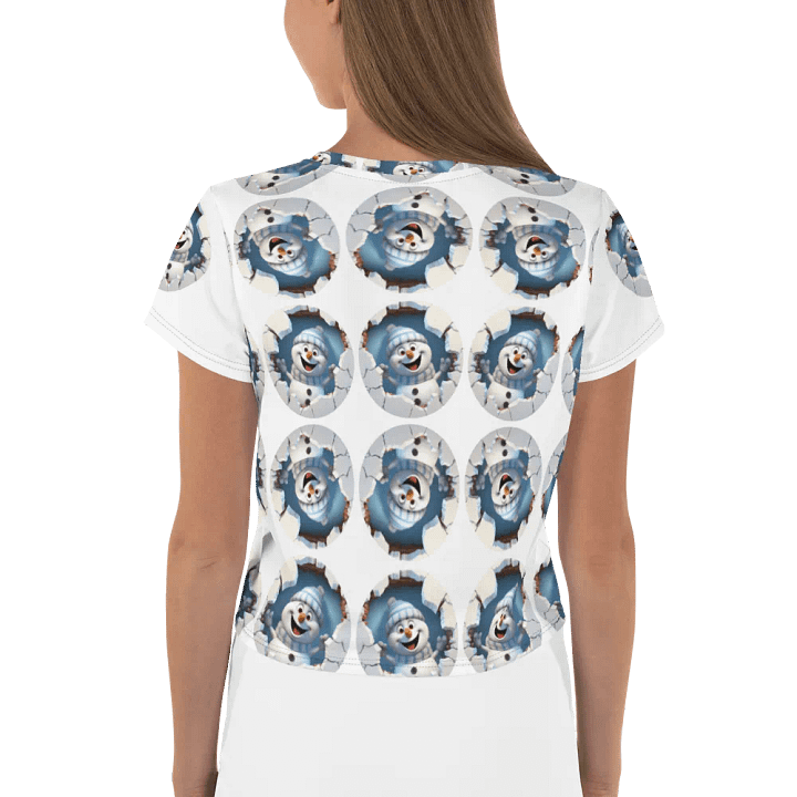 Frosty Friends All-Over Crop Tee product image (2)