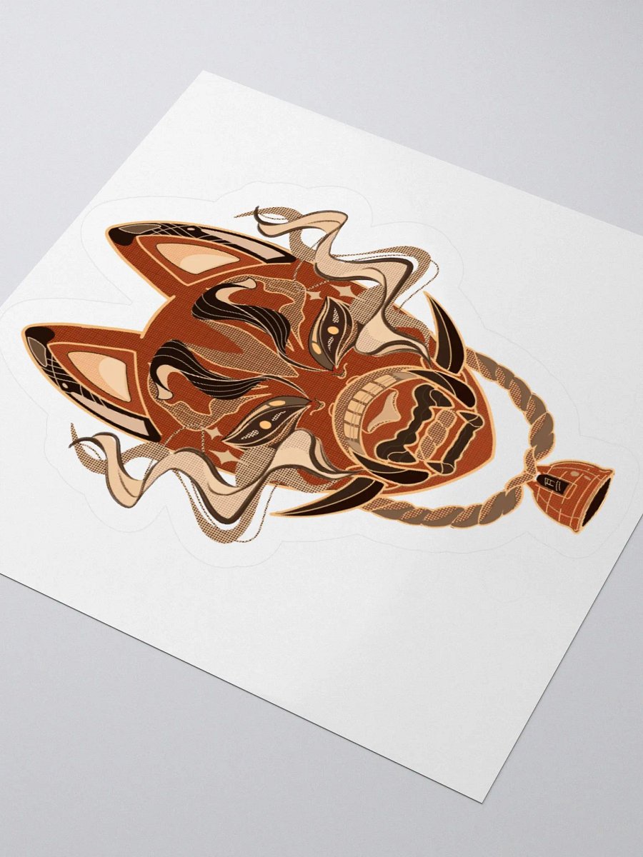 Geometric Dog Head Sticker product image (8)