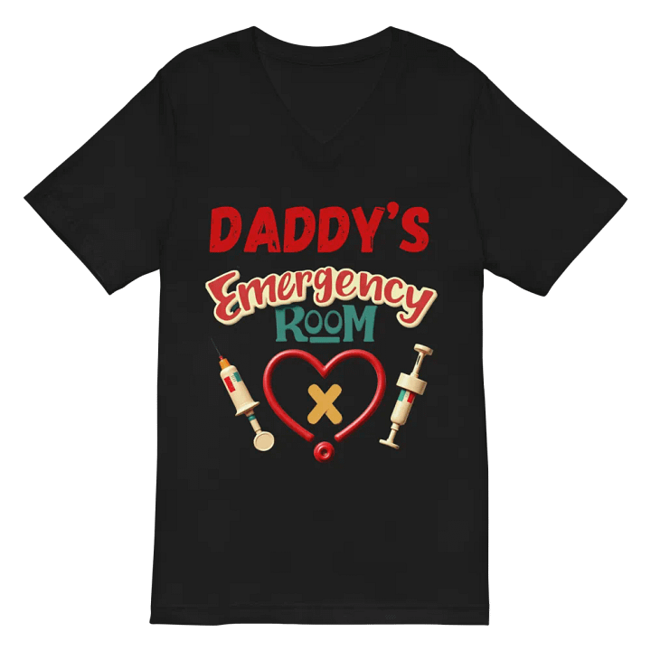 DADDY'S Emergency ROOM V-Neck Tee product image (3)