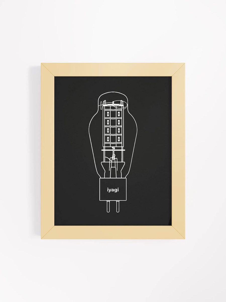 Premium Framed iyagi 300B Tube Poster (black) product image (1)