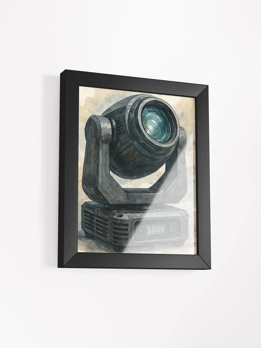Luminary Moves Theatrically Jerry: Grunge Watercolor Moving Head Light Fine Art Print product image (6)