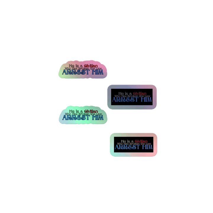 Resistor, Arrest Muskrat, Holo Sticker Pack product image (1)