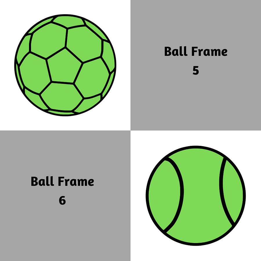 Sports Ball Frames Canva Templates product image (7)
