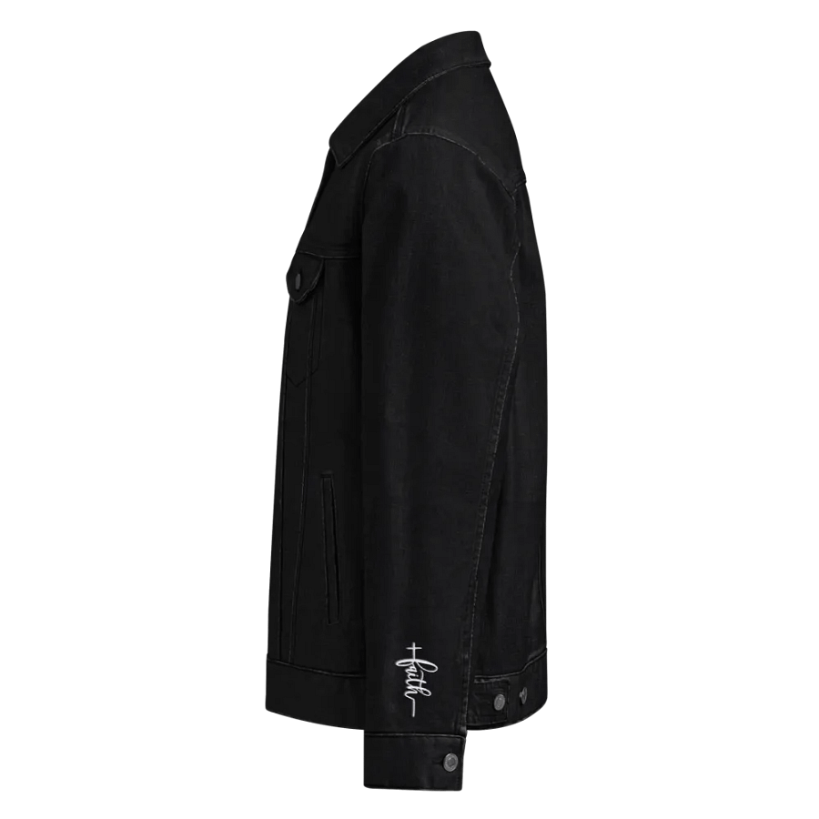 Faith Cross Denim Jacket product image (1)