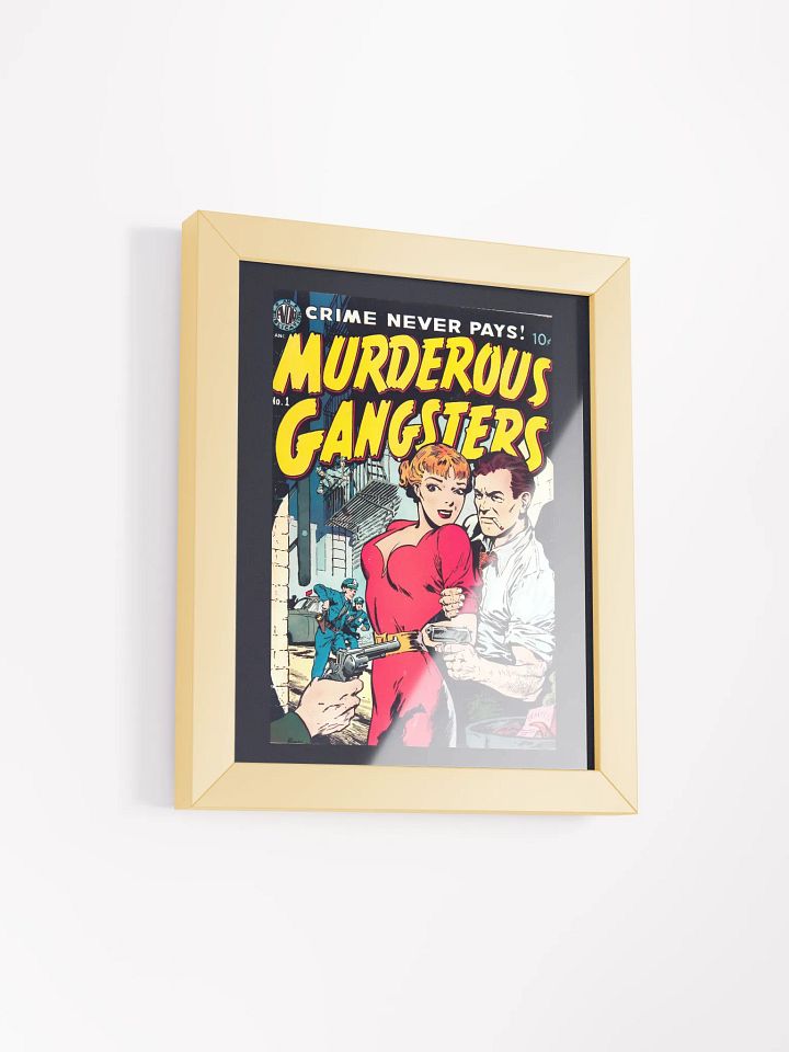 Crime Never Pays! Vintage Gangster Comic Poster product image (26)
